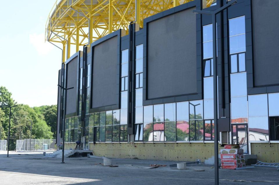Стадион «Спартак» на финальной стадии подготовки к техническому открытию