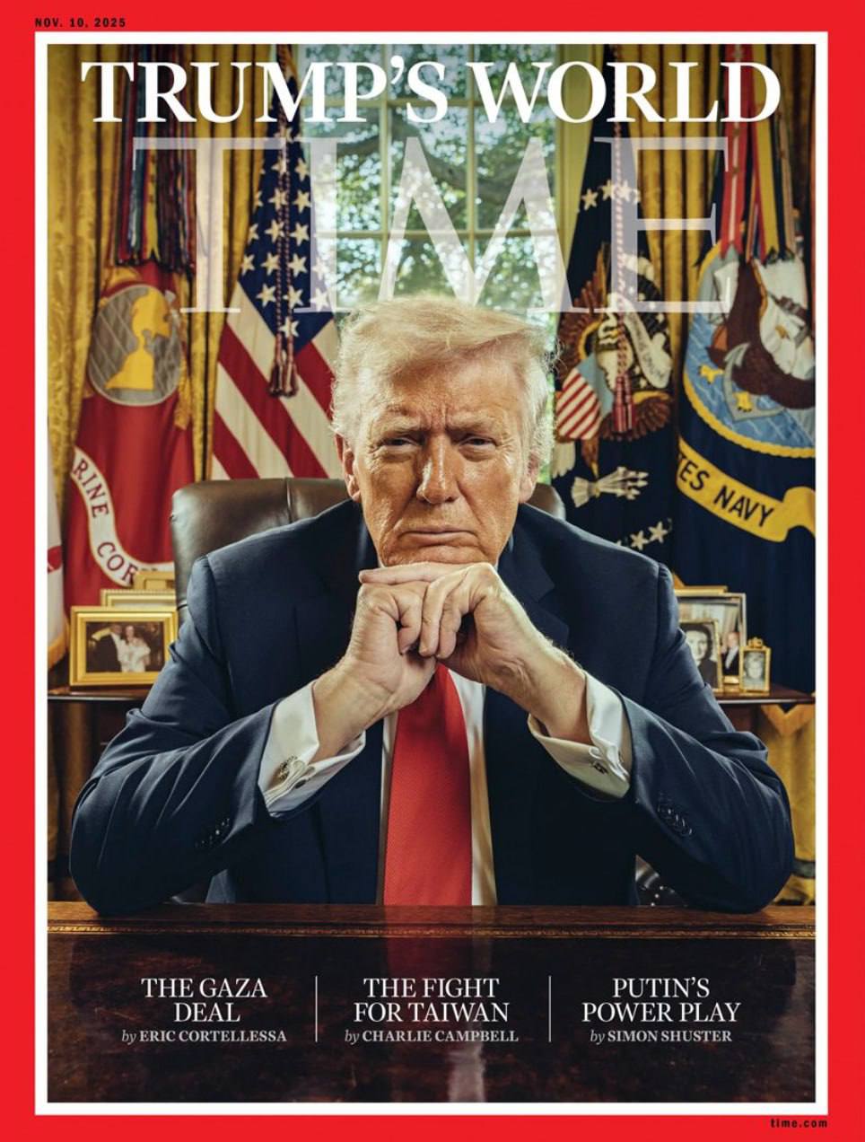 Time выпустил новый портрет Трампа после его гневной критики Time выпустил новый портрет Трампа после его гневной критики