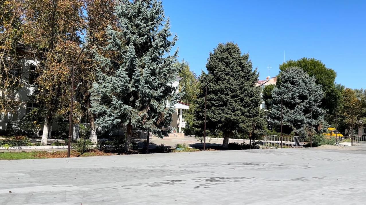 В Моздоке благоустроили пространство рядом со школой