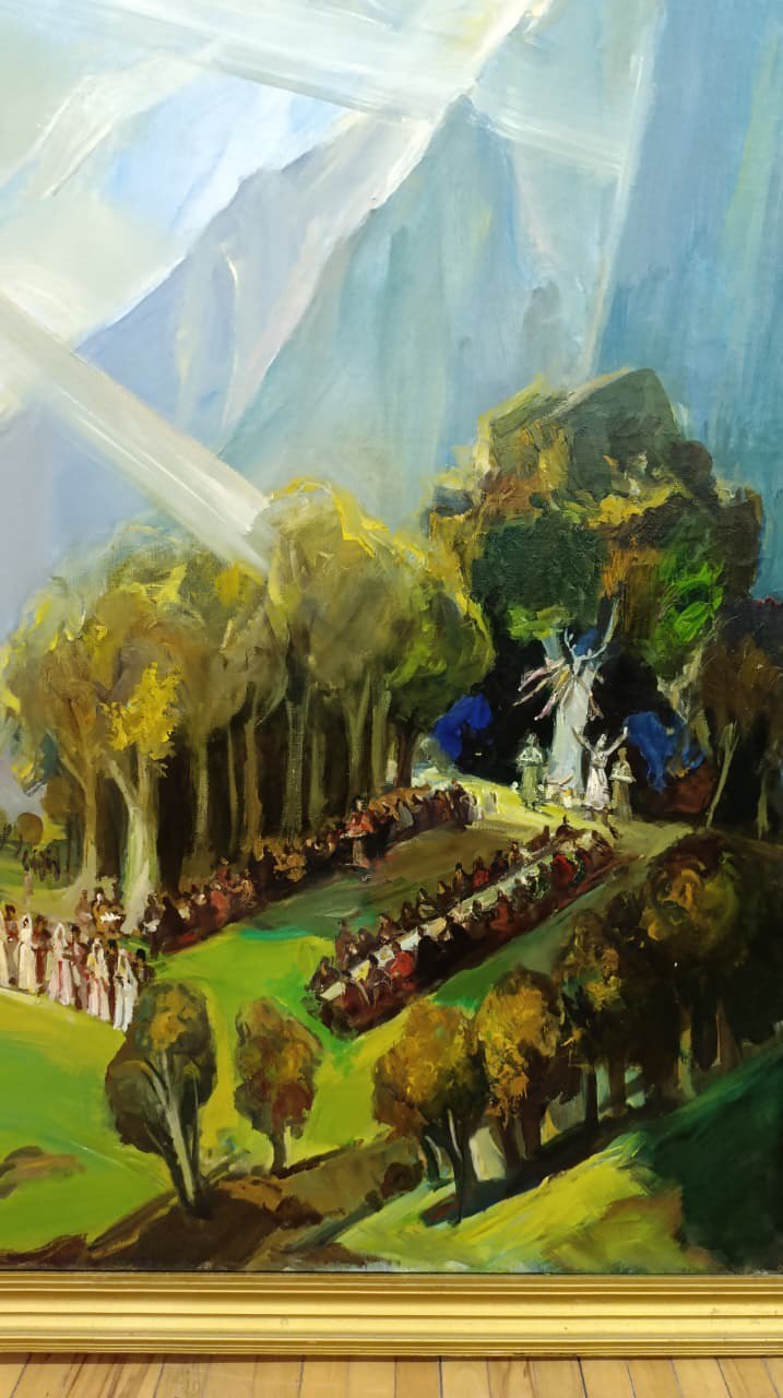 Министерство культуры Северной Осетии передало нашему училищу ценнейший дар — полотна выдающихся осетинских живописцев, стоящих у истоков создания училища, Юрия Дзантиева и Эльбруса Саккаева Министерство культуры Северной Осетии передало нашему училищу ценнейший дар — полотна выдающихся осетинских живописцев, стоящих у истоков создания училища, Юрия Дзантиева и Эльбруса Саккаева