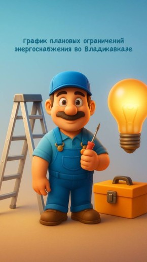 График плановых ограничений энергоснабжения во Владикавказе на 29.10.2025 г