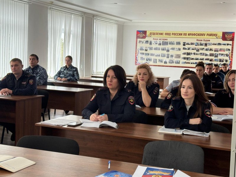 В Ирафском районе Северной Осетии представители ветеранского сообщества рассказали полицейским о важности межнационального согласия