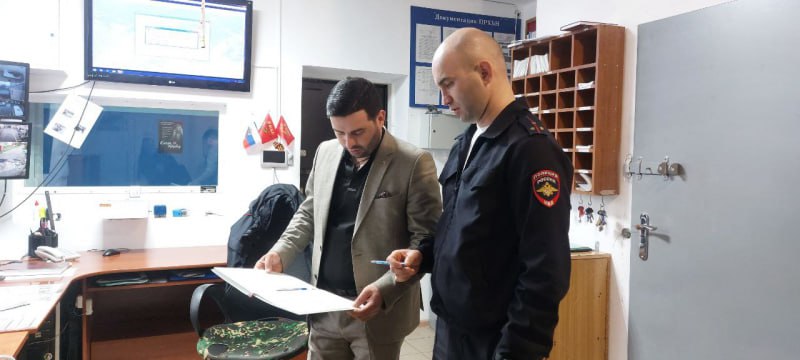 В Алагирском районе Северной Осетии в рамках всероссийской акции «Гражданский мониторинг» общественники провели проверку дежурной части ОВД