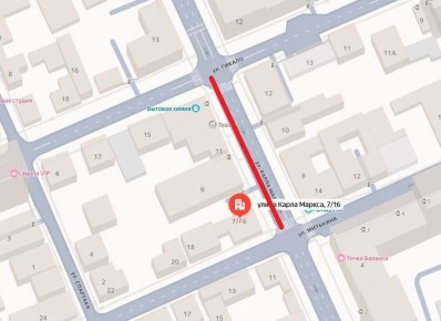 Движение транспорта ограничат завтра на двух улицах Владикавказа