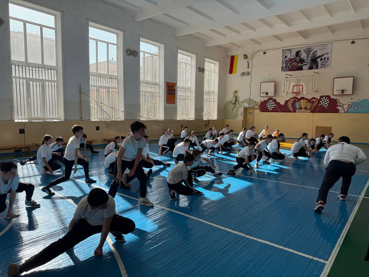 Во владикавказской школе № 44 прошла «Зарядка с чемпионом» Во владикавказской школе № 44 прошла «Зарядка с чемпионом»