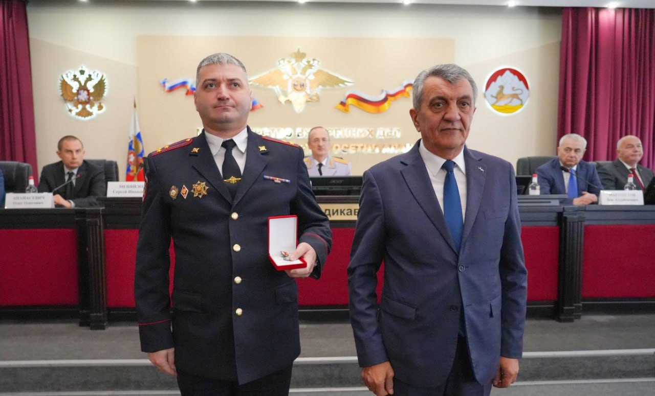 Сергей Меняйло поздравил с профессиональным праздником личный состав МВД по Северной Осетии