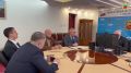 Под председательством главы АМС г.Владикавказа Вячеслава Мильдзихова состоялось совещание в режиме ВКС с главой Черниговского муниципального образования Запорожской области Илоной Щипенко