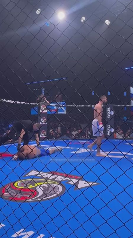 Не побежденный Алан Саламов нокаутировала в первом раунде соперника из Бразилии Фелипе Майа