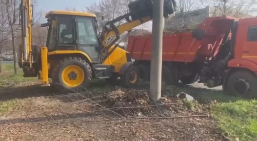 Сегодня на улице Московская убрали очередную несанкционированную свалку