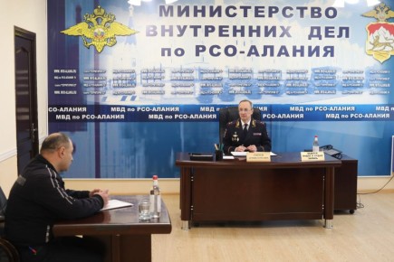 Министр внутренних дел по Республике Северная Осетия-Алания генерал-лейтенант полиции Демьян Лаптев провел личный прием граждан