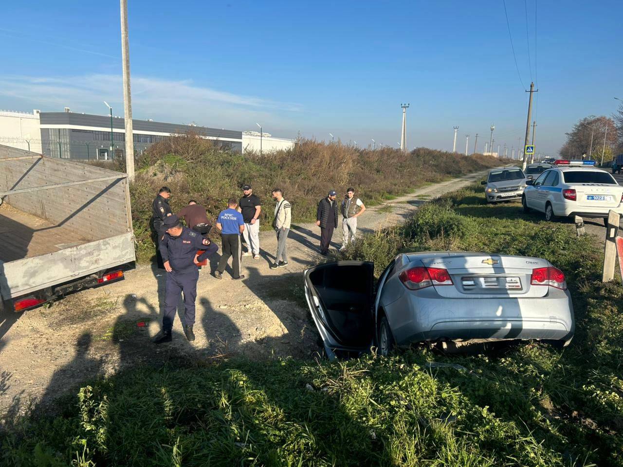 В Северной Осетии на автодороге «Владикавказ – Чикола – Лескен-2» произошло столкновение двух автомобилей, в ДТП пострадали два человека