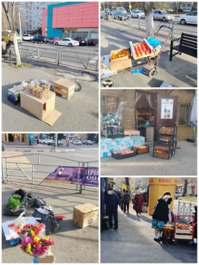 На прошедших выходных сотрудники Управления по контролю за городским хозяйством выявляли и ликвидировали точки несанкционированной торговли