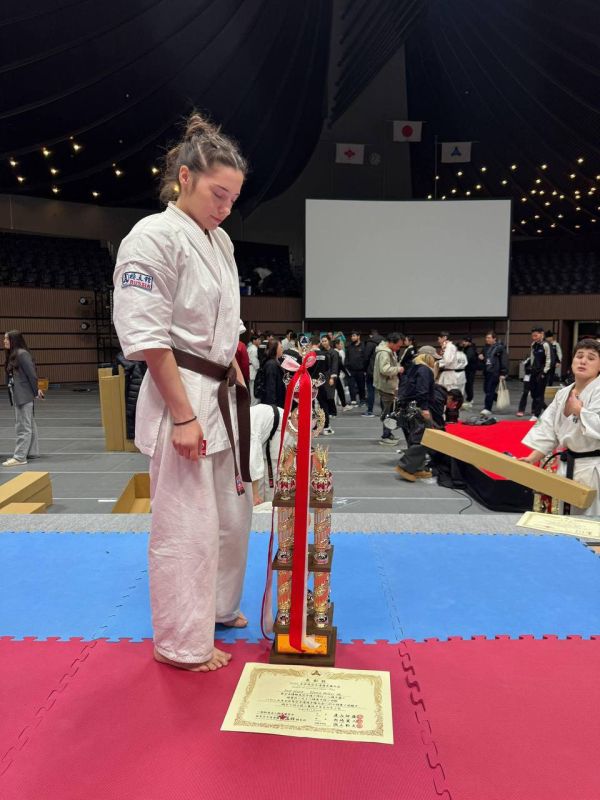 Елена Миллер - бронзовый призер первенства мира по киокусинкай