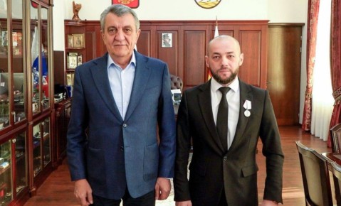 Участник СВО Станислав Дзгоев награждён медалью «За спасение погибавших»