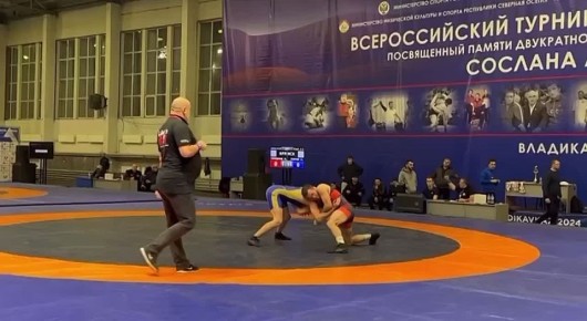 Всероссийский турнир по вольной борьбе памяти Сослана Андиева в 2024 году завершился победой четырех осетинских спортсменов