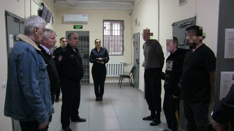 В Северной Осетии в рамках акции «Гражданский мониторинг» общественники и правозащитники Общественной наблюдательной Комиссии посетили режимные учреждения Отдела МВД России по Моздокскому району