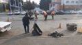 Работа не прекращается. ВМБУ «Спецэкосервис» в полной мере использует сухую погоду, чтобы продлить сезон дорожных работ и улучшить состояние городских магистралей