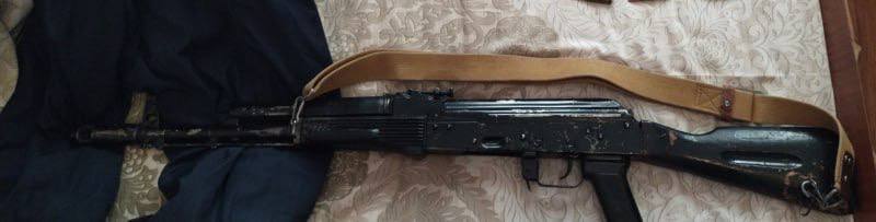 Полиция изъяла у жителя Северной Осетии автомат и патроны, которые, с его слов, он нашёл 27 лет назад