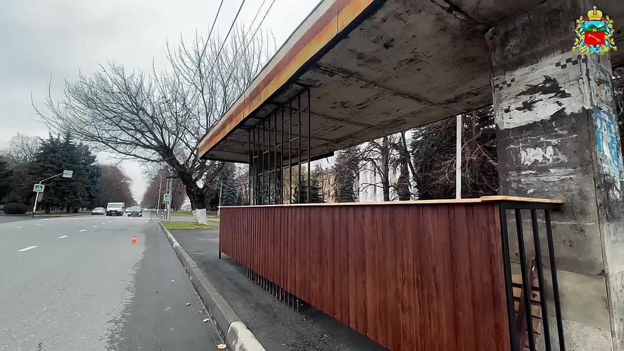 Во Владикавказе благоустраивают трамвайную остановку на пересечении ул. Иристонской и пер. Транспортного