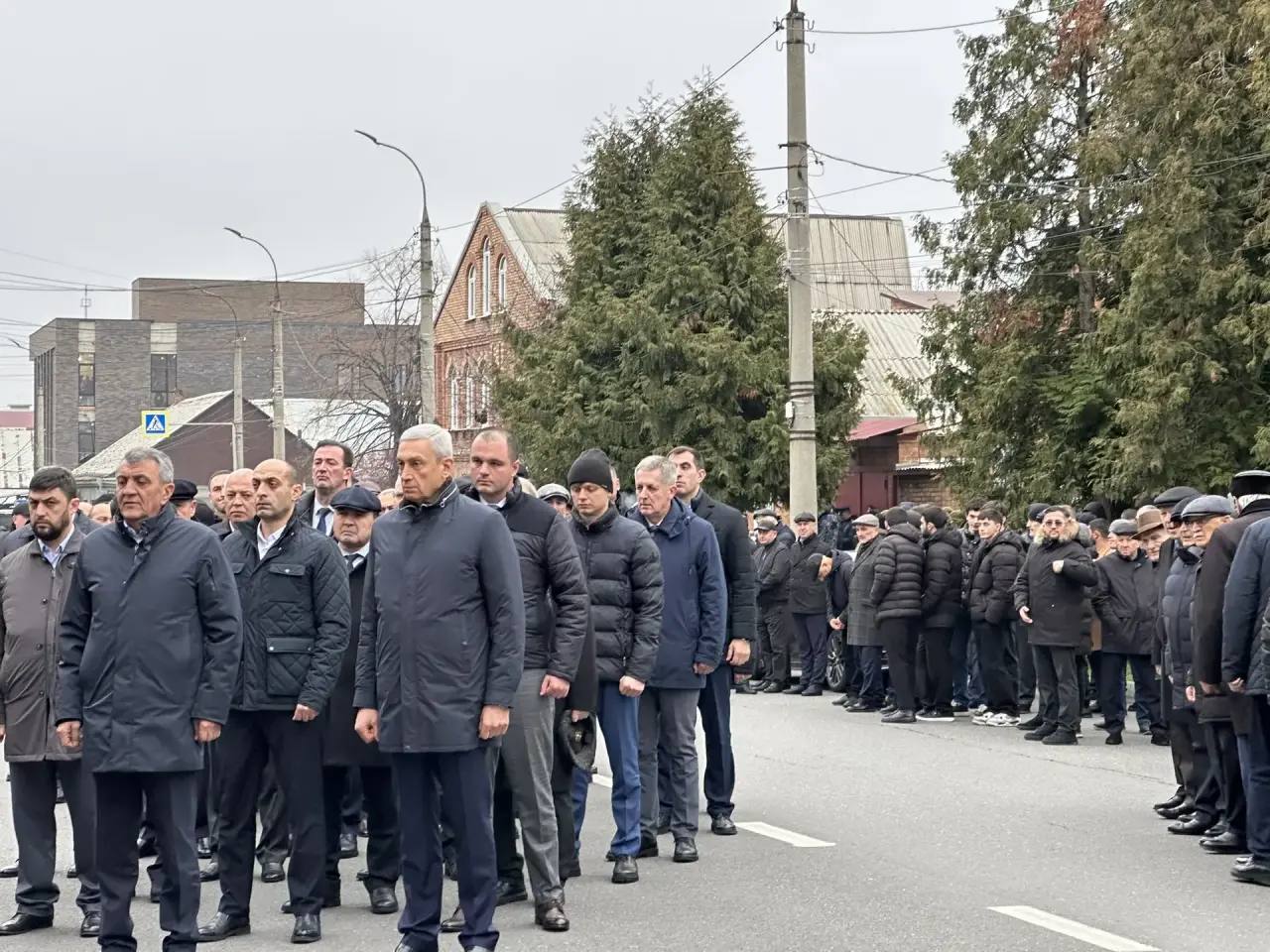 Церемония прощания с Ахурбеком Магометовым Церемония прощания с Ахурбеком Магометовым
