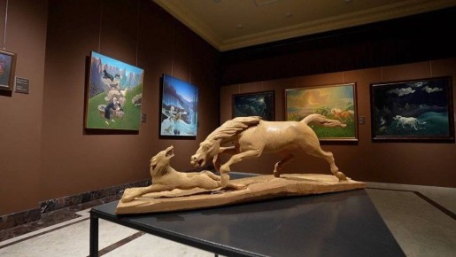 В Художественном музее имени Махарбека Туганова открылась выставка осетинского художника Хаджумара Сабанова