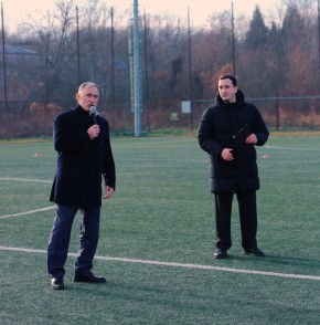 Сегодня в академии футбола «Алания» прошло мероприятие, посвящённое Дню российского футбола