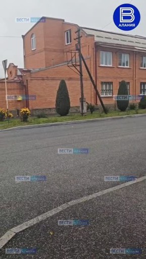 Первый в этом году снег пошёл во Владикавказе