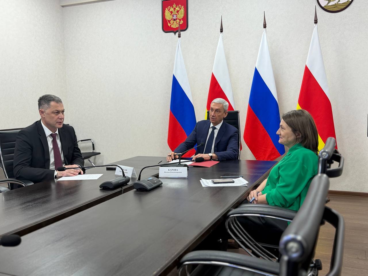 Председатель Правительства РСО – Алания Борис Джанаев в режиме видеоконференцсвязи принял участие в заседании комиссии Государственного Совета Российской Федерациипо направлению «Экономика и финансы», которое провел... Председатель Правительства РСО – Алания Борис Джанаев в режиме видеоконференцсвязи принял участие в заседании комиссии Государственного Совета Российской Федерациипо направлению «Экономика и финансы», которое провел...