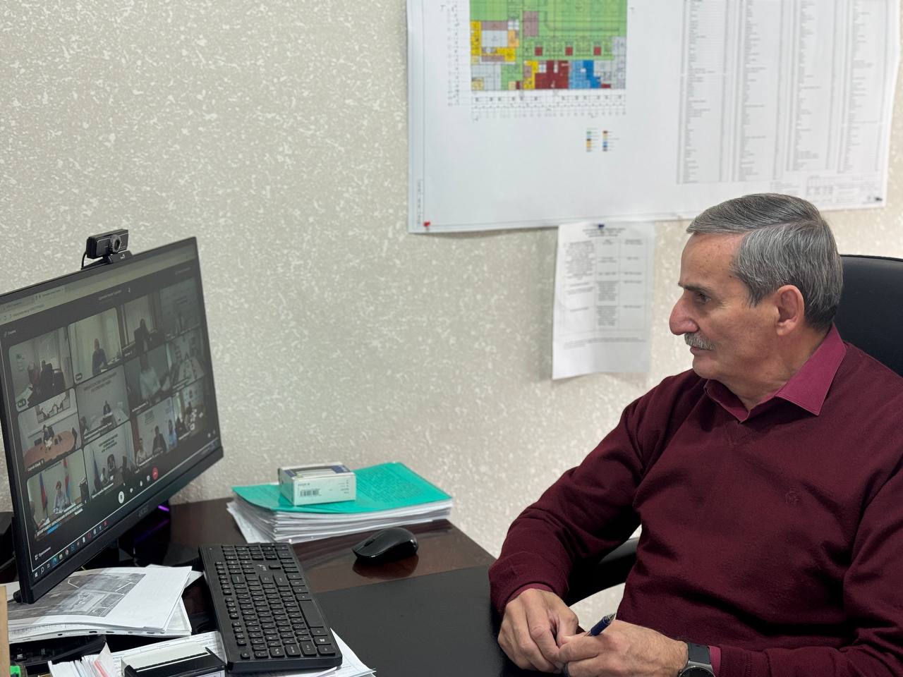 Временно исполняющий обязанности руководителя Управления капитального строительства Республики Северная Осетия – Алания Тимур Дзитоев принял участие в координационном совещании, проводимом посредством видеоконференцсвязи...