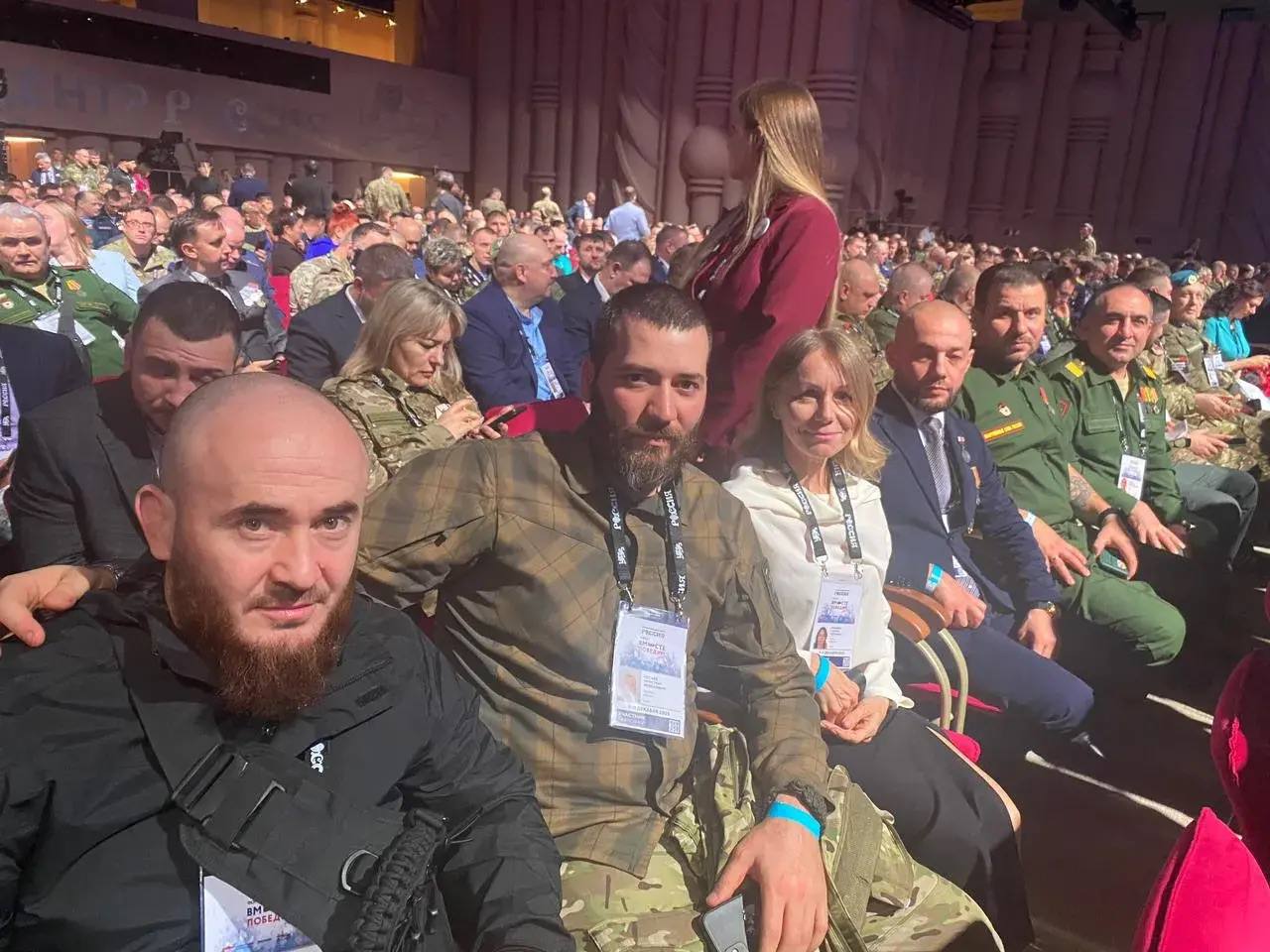 Делегация Северной Осетии приняла участие в патриотической акции «Вместе победим», которая прошла в Национальном центре «Россия» в Москве