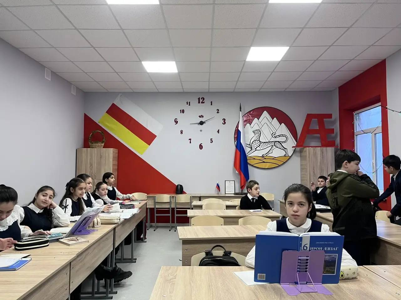 В школе №25 Владикавказа подходит к завершению капитальный ремонт