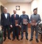 Представителей реставрационно-строительной компании СКИФОС-РСК Петра Павлова, Мухтара Байсонгурова и Руслана Зотова наградили почетными грамотами главы республики «За достигнутые трудовые успехи»