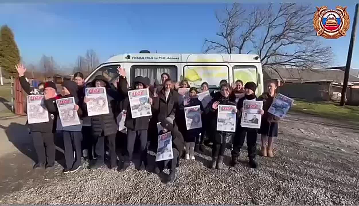 Агитационный автобус Госавтоинспекции МВД России по РСО-Алания побывал в Правобережном районе
