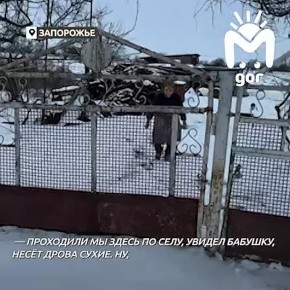 У бойцов из Северной Осетии на передовой появилась бабушка — они помогли ей и стали большой семьёй