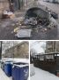 Мусорные вандалы испортили несколько контейнеров во Владикавказе