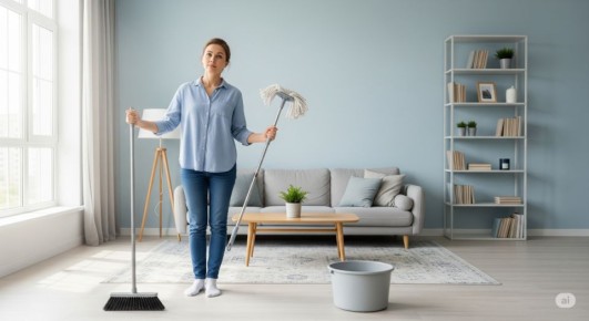 Ошибки при влажной уборке, которые могут испортить всё