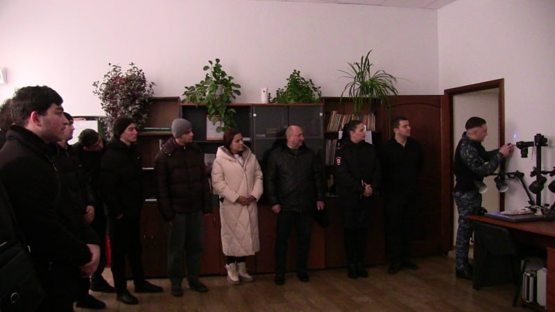 В Северной Осетии десант студентов Моздокского Аграрно-промышленного техникума определил, чей след оставлен на месте происшествия и узнал, как с помощью улик установить подозреваемых