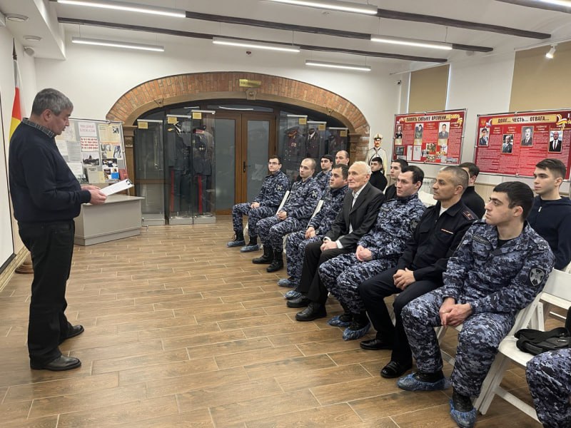 В Музее истории ОВД Северной Осетии состоялось мероприятие, посвященное полному освобождению Ленинграда от фашистских захватчиков