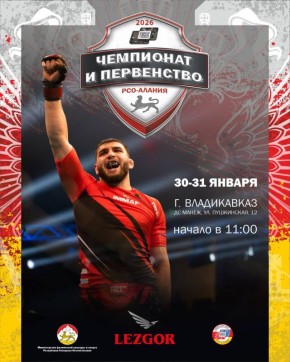 Чемпионат и первенство по смешанному боевому единоборству пройдут во Владикавказе