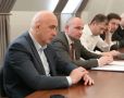 Провёл рабочую встречу с генеральным директором ПАО «Россети Северный Кавказ» Романом Левченко