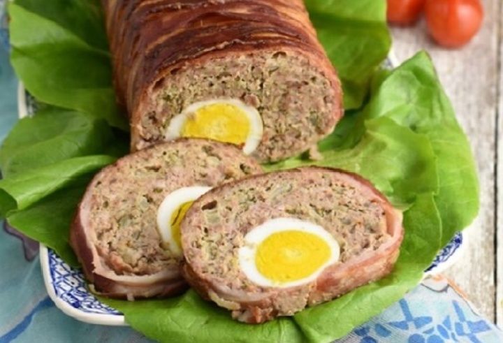 Мясной рулет с яйцом в духовке — простой путь к сочной подаче