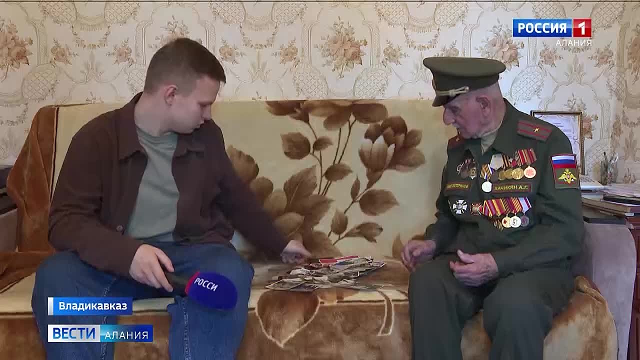 Столетний юбилей отметил ветеран Великой Отечественной войны Арутюн Хачикян