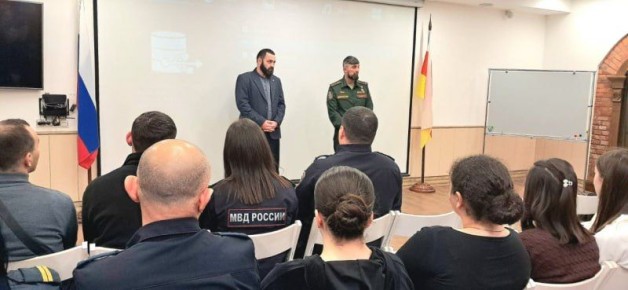 В Музее истории органов внутренних дел Северной Осетии прошел Урок мужества, посвященный Дню сил специальных операций