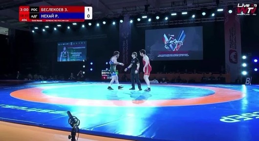 Заур Беслекоев стал серебряным призером первенства России по греко-римской борьбе среди юниоров до 21 года