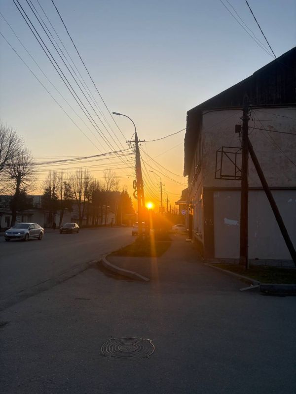 Владикавказский мартовский закат