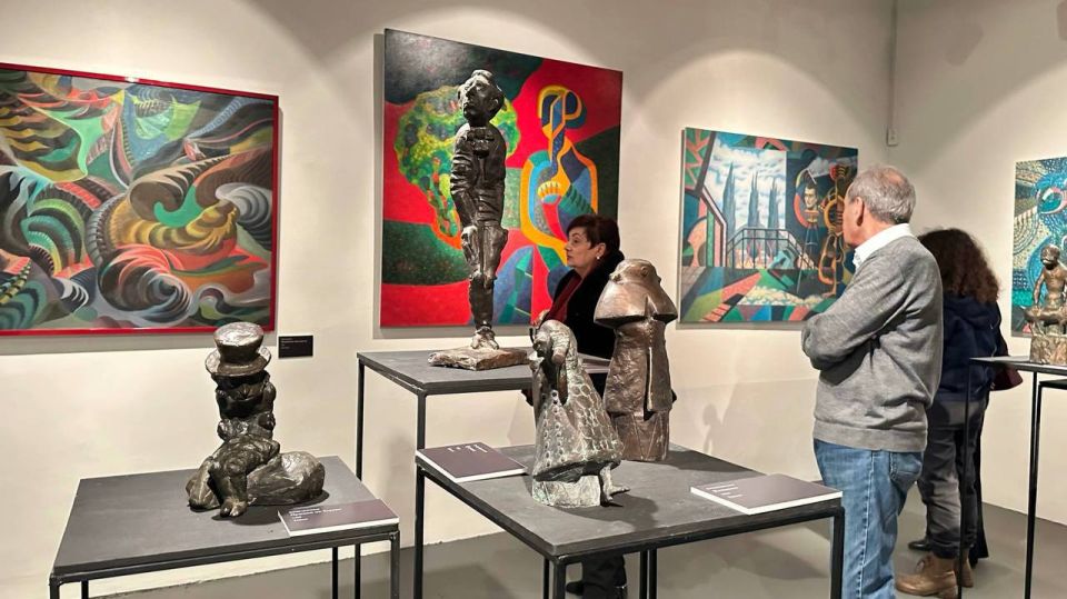 Впервые в Северной Осетии представили работы графика Ибрагима Шанаева