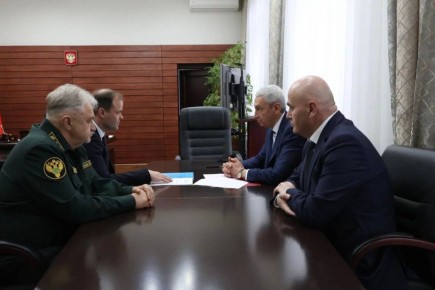 Замглавы Рослесхоза Михаил Козлов встретился с Председателем Правительства РСО – Алания Борисом Джанаевым