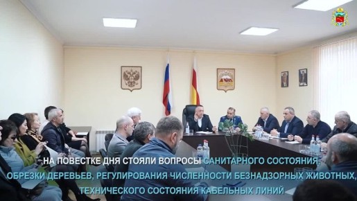 В администрации внутригородских Иристонского и Промышленного районов обсудили санитарное состояние вверенной территории