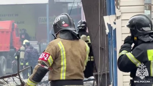 Пожар на складе с пиротехникой во Владикавказе локализован