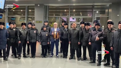 Зураб Макиев встретился с представителями Управления на транспорте по СКФО, обеспечивающими охрану общественного порядка в аэропорту Владикавказ